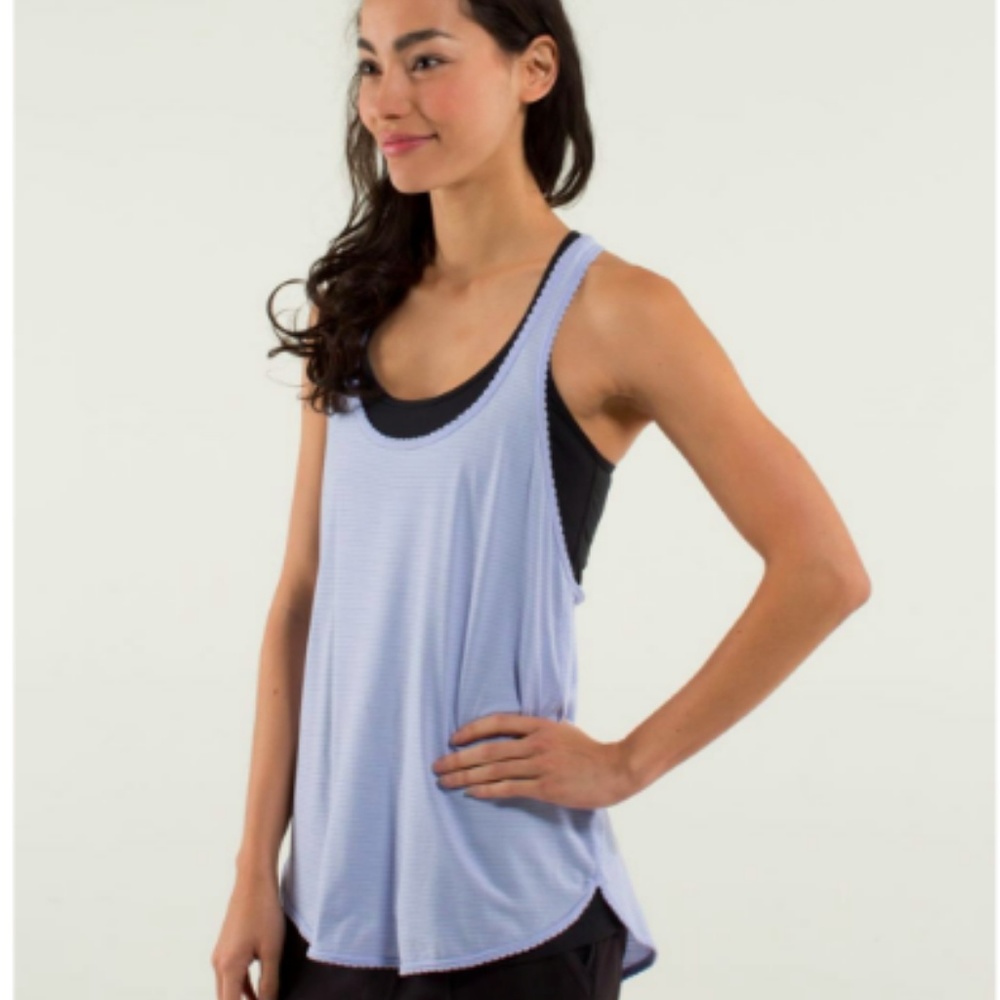 Lululemon 105 Singlet w/ Silverescent Lavender 4